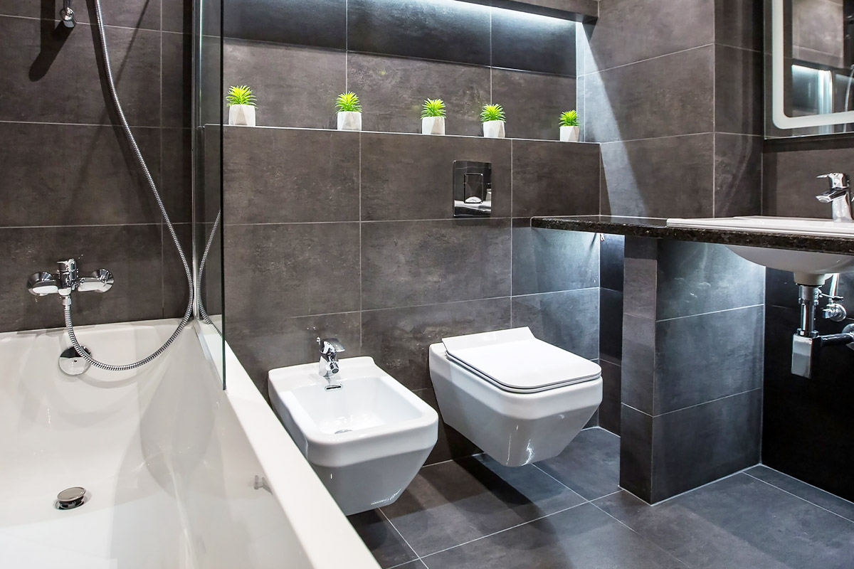 Sanitari bagno sospesi