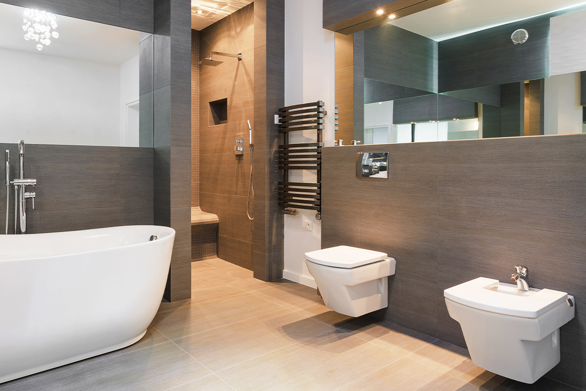 Sanitari bagno sospesi